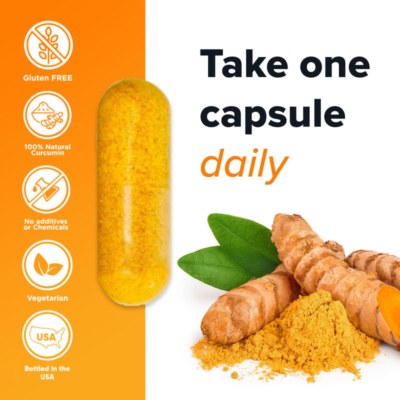 [Australia] - Theracurmin Turmeric Curcumin Supplement, 60 Count, High Absorption Turmeric & Curcumin -Joint Support Supplement - 42.6X More Bioavailablity 60 Count (Pack of 1) 