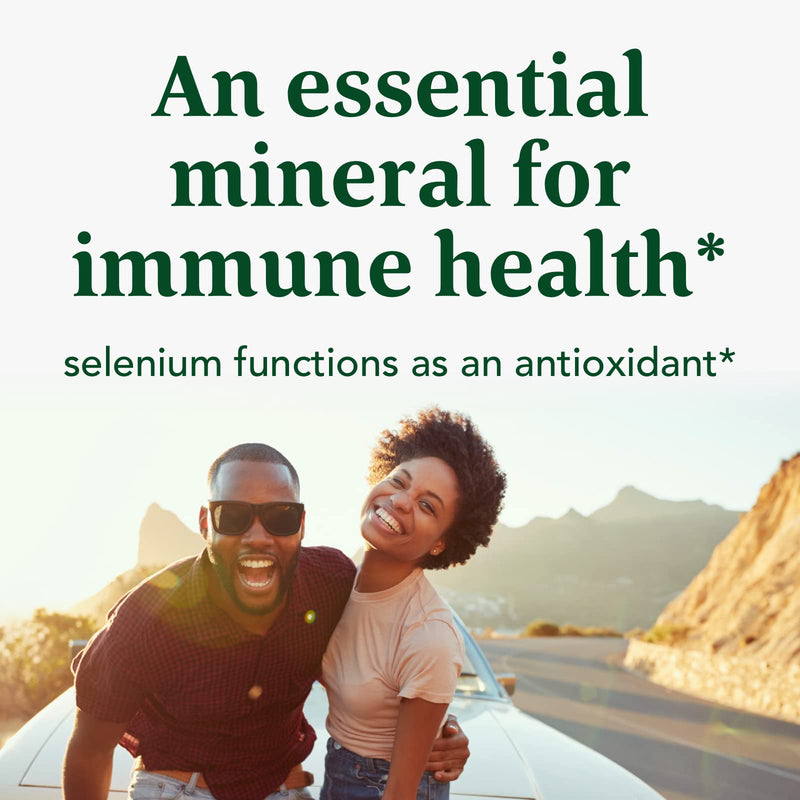[Australia] - MegaFood Selenium - Selenium 50 mcg, Selenium Supplement with Food and Herb Blend - Immune Support - Vegan, Non-GMO - Made without 9 Food Allergens - 60 Tablets (60 Servings) 60 Count (Pack of 1) 
