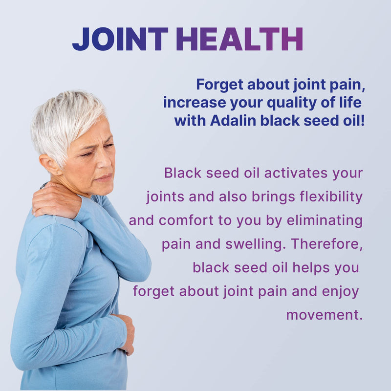 [Australia] - ADALIN Black Seed Oil Liquid 8.4 fl oz | Nigella Sativa Seed Oil | High Thymoquinone | Cold Pressed | Glass Bottle | Blackseed | Vegan | Gluten Free 2 Piece Set 