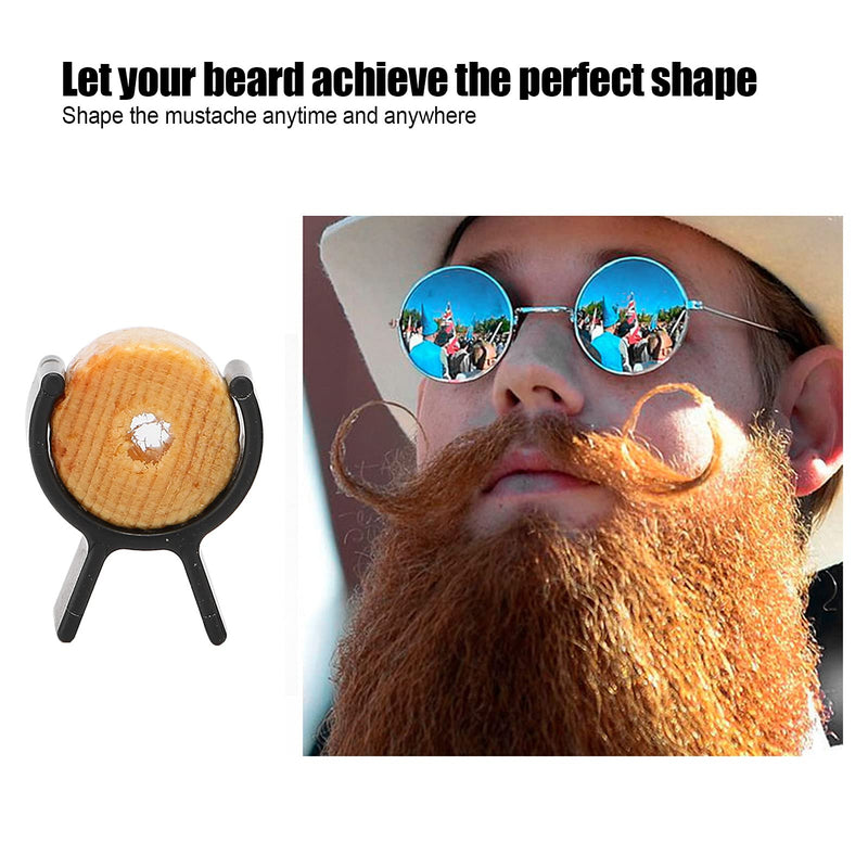 [Australia] - Mustache Curler, Mustache Styling Template, Handlebar, Mustache Training Wheels, Beard Shaping Tool for Men, Beard Roller 