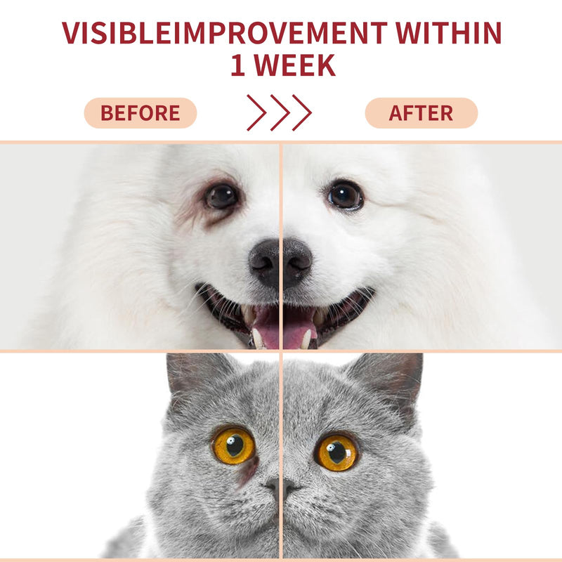 Natural Pet Tear Stain Remover Balm with Professional Brush – Safe, Gentle & Effective Eye Care for Dogs & Cats, Removes Tear Stains, Reduces Redness, Protects Sensitive Eyes, 1 oz - PawsPlanet Australia