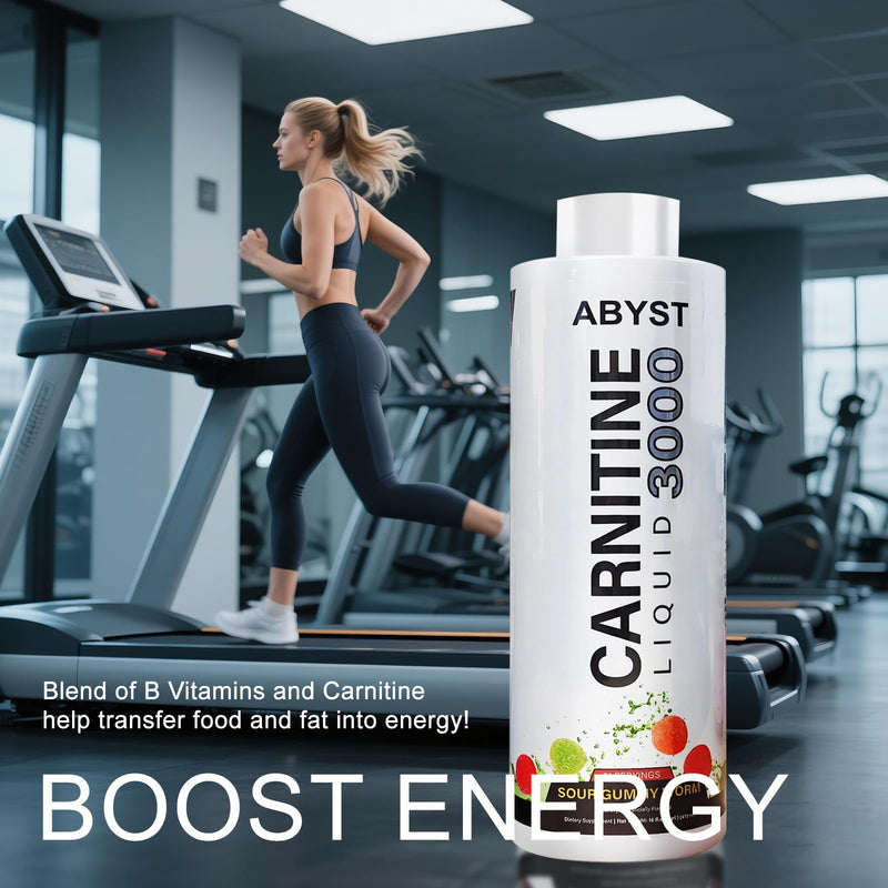 [Australia] - Liquid Carnitine 3000mg ‚Äì Energy & Metabolism Support with Acetyl L-Carnitine ‚Äì Gummy Worm Flavor Gummies ‚Äì 31 Servings (Pack of 1, Sour Gummy Worm) 16 Fl Oz (Pack of 1) 