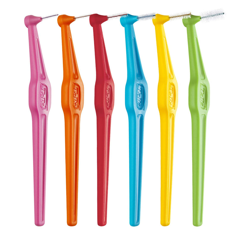 [Australia] - TePe Angle interdental brush blue (ISO size 3: 0.6 mm) / Controlled cleaning of the spaces between teeth even in hard-to-reach places / 1 x 6 Angle interdental brushes (pack of 2) 6 pieces (pack of 2) 