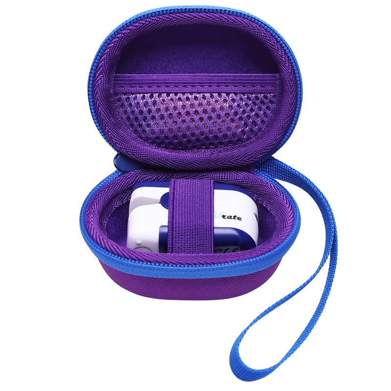 Purple Pulse Oximeter Case for Zacurate, Innovo, Vibeat, iHealth, Santamedical, Children Fingertip Pulse Oximeter Blood Oxygen Saturation Monitor (Case Only) Purple