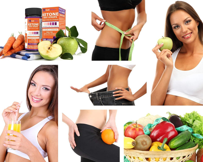 [Australia] - Ketone Keto Urine Test Strips. Look & Feel Fabulous on a Low Carb Ketogenic or HCG Diet. Get Your Body Back! Accurately Measure Your Fat Burning Ketosis Levels. 