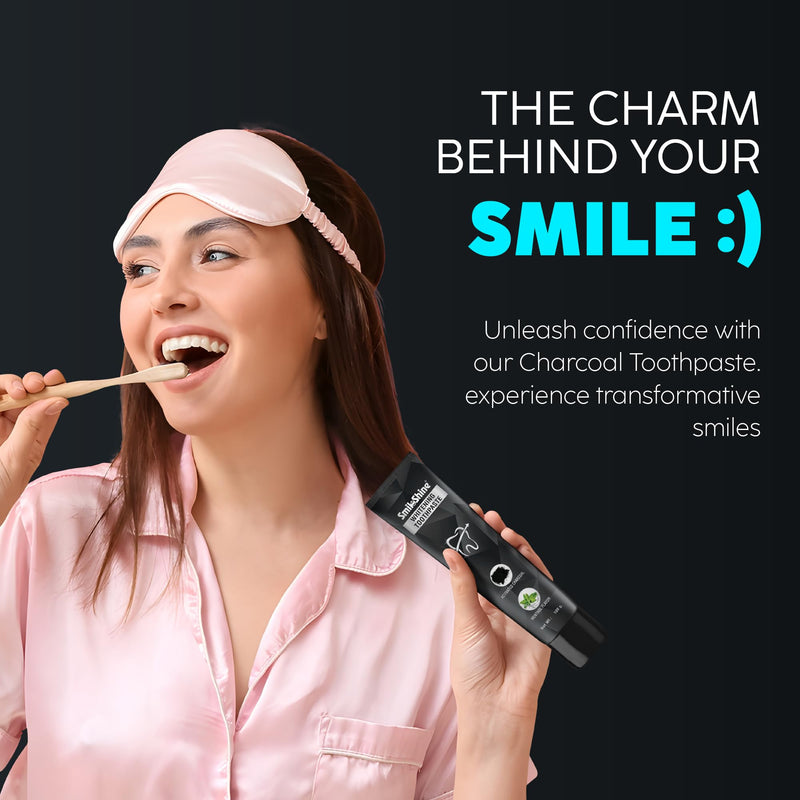 [Australia] - Whitening Toothpaste with Activated Charcoal Pack of 3 