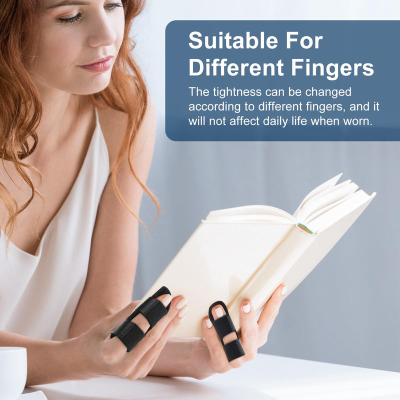 [Australia] - 5Pcs Trigger Finger Splint, Finger Braces Joint Stabilizer, Adjustable Mallet Splint and Hand Brace, Finger Straightener for Arthritis – Fits Thumb, Index, Middle, Ring and Pinky Fingers(5PCS) 