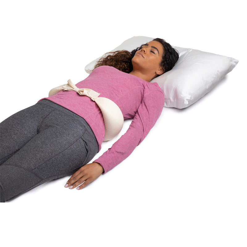 OPTP The Original McKenzie night roll — Low Back Pillow for Sleeping and Round Back Support Pillow for Spine and Side Support — Size Large/Extra Large Large/X-Large (Pack of 1)