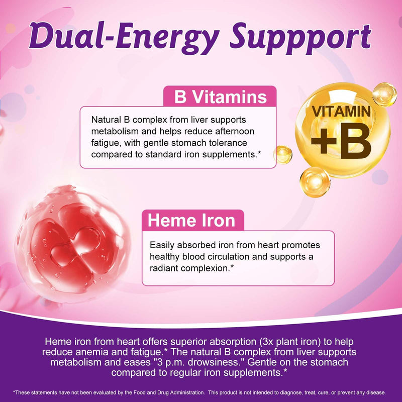 Beef Organ Complex Supplement for Women Hormones Balance, Ovarian Support, Menstrual Cycle, Supports Energy, Mood & Sleep Support, Skin & Nails Health, 60 Capsules