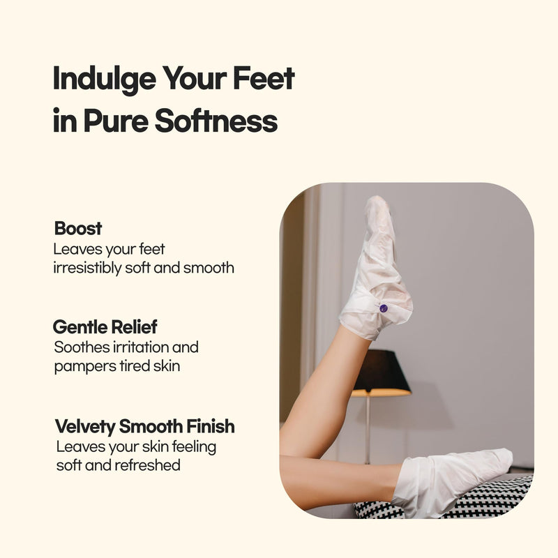 [Australia] - Epielle Hydrating Hand & Foot Masks 12 Pairs, Deep Moisturizing Socks & Gloves, Soften Dry Hands & Cracked Heels with Shea Butter & Jojoba Oil, Korean Skin Care, Foot Spa, Self Care Gifts for Women Hydrating Socks & Gloves 