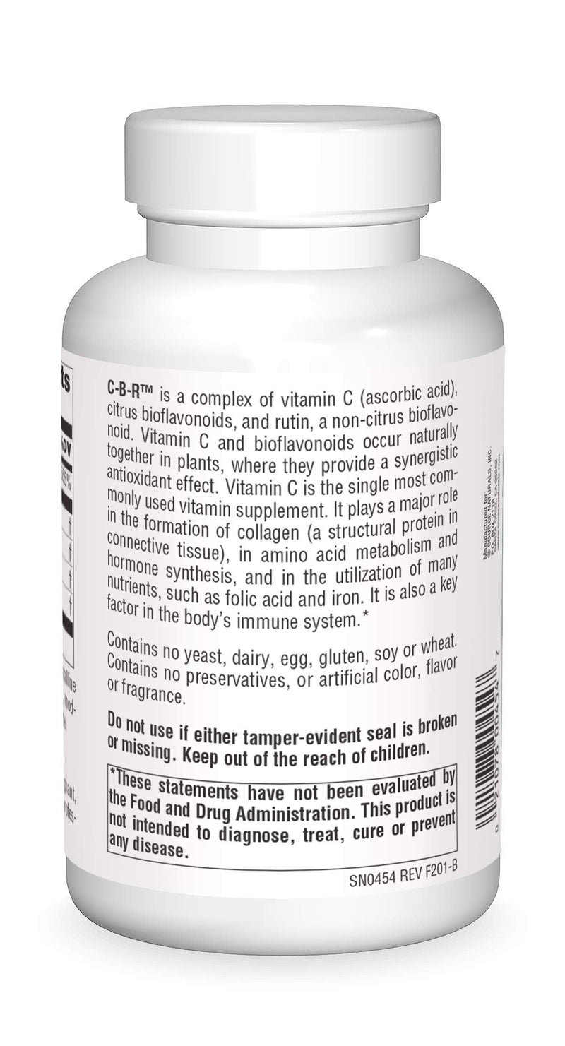 Source Naturals C-B-R, 250 Tablets | Vitamin C / Bioflavonoid Complex For Antioxidant Protection* 1 250 Count (Pack of 1)