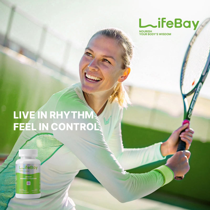 [Australia] - Women‚Äôs Cycle Ease ‚Äì PMS and Menstrual Support Inspired by Chinese Herbal Wisdom for Hormonal Balance & Monthly Cycle Comfort ‚Äì with Dong Quai & Notoginseng ‚Äì Made in USA ‚Äì 60 Vegan Capsules 