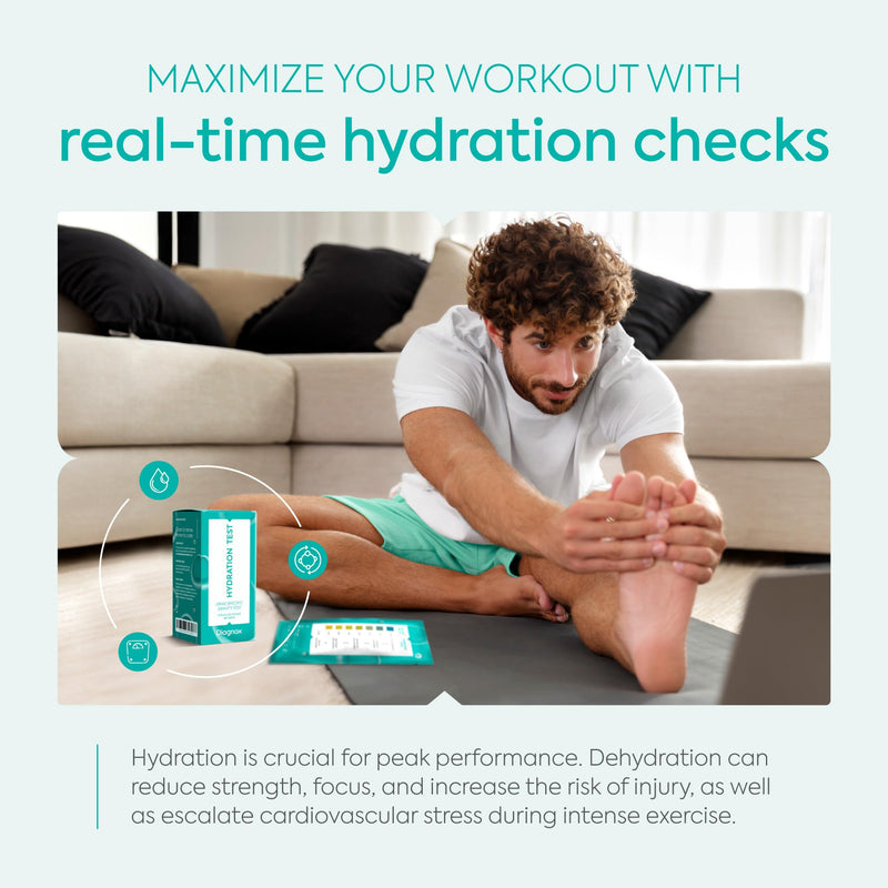 [Australia] - DIAGNOX Hydration Urine Test Strips - Urine Specific Gravity Test Strips for Accurate Hydration Monitoring - Individually Packaged and Clinical Grade [30 Tests] 