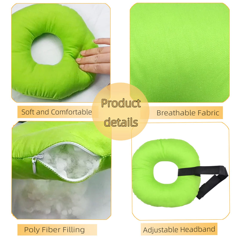 [Australia] - Pillow with an Ear Hole Small Ear Pain Pillow with Headband for Ear Pain and CNH Ear Piercing Ear Inflammation Pressure Sores Side Sleeping Pillow Ear Guard Cushion 