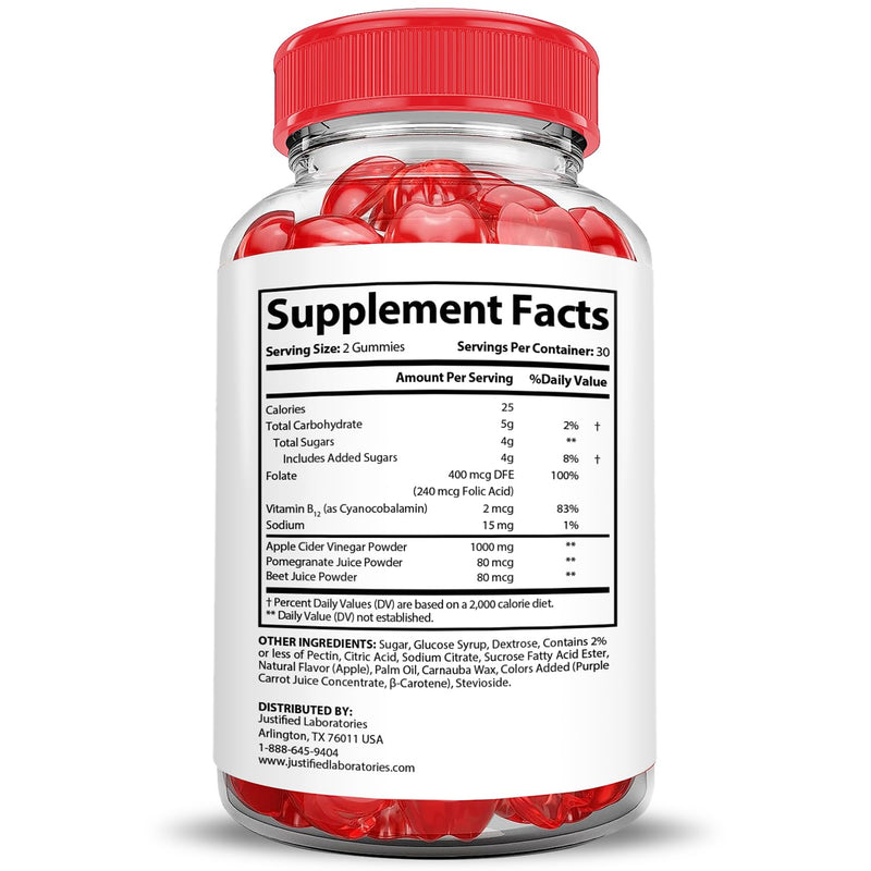 Quick Fire Keto ACV Gummies Advanced Formula 1000MG QuickFire Keto Gummies Apple Cider Vinegar Formulated with Pomegranate Beet Juice Powder B12 Vegan Non GMO 60 Gummys 60 Count (Pack of 1)