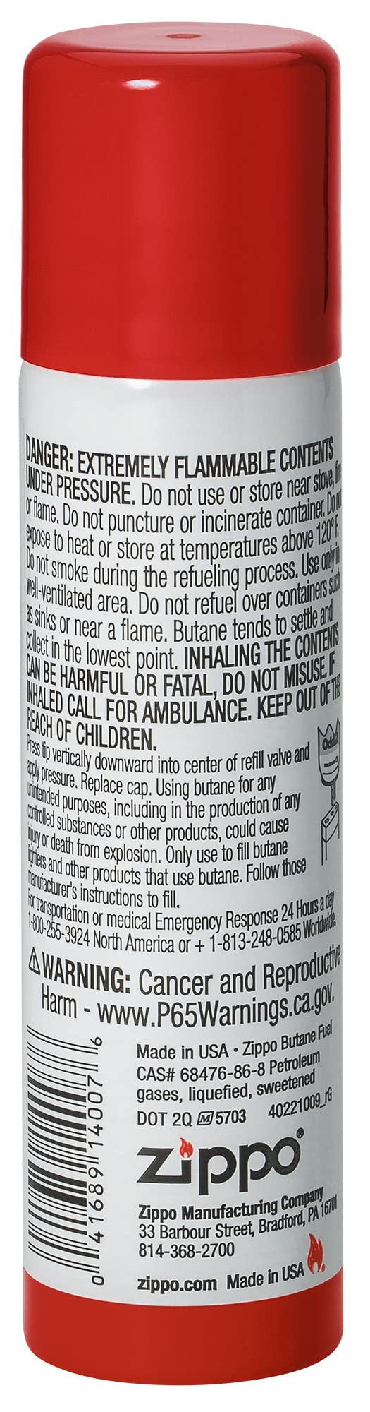 Zippo 3807 Butane Fuel, 75 ml Packaging May Vary, 42 Gram, 42 gram