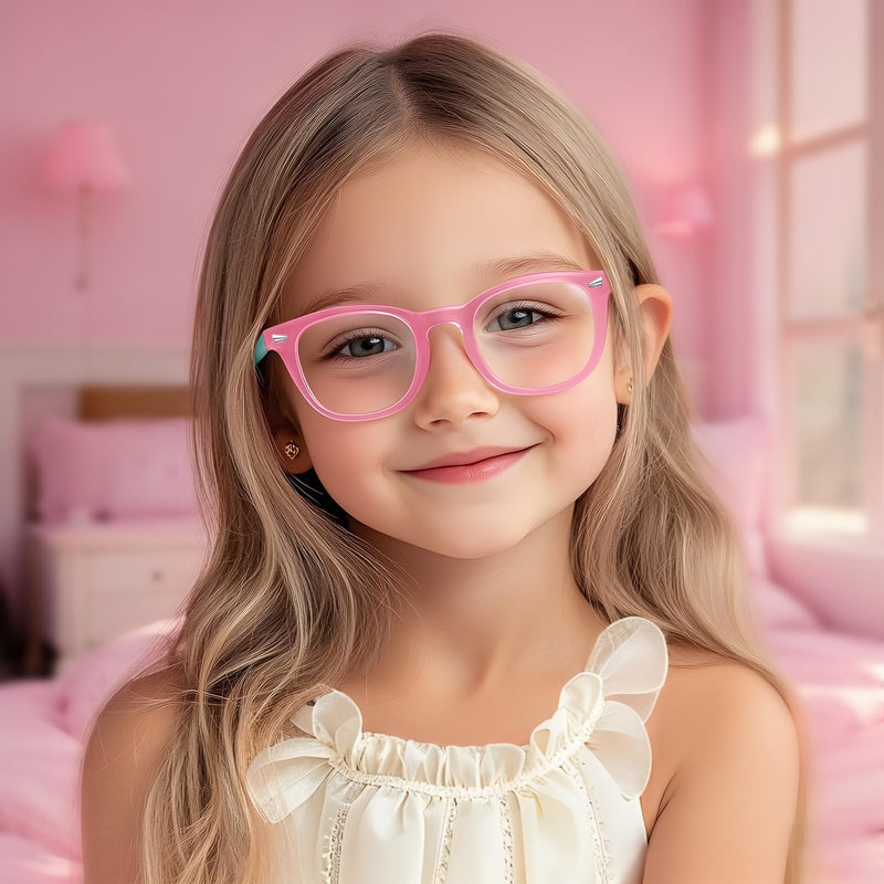 [Australia] - CHEERS DEVICES Blue Light Blocking Glasses for Kids Boys Girls Teens - Computer Glasses with Unbreakable Frame and Anti-Glare * 5 Pair Mix-a , Age 6-14 Age 6-14 Yrs 