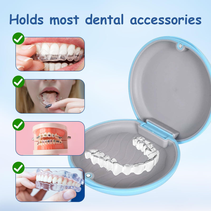 [Australia] - Pack of 2 braces box, tooth splint box, denture box, denture container, denture box, denture box, tooth splint box, tooth splint cleaning, tooth splint cleaning 