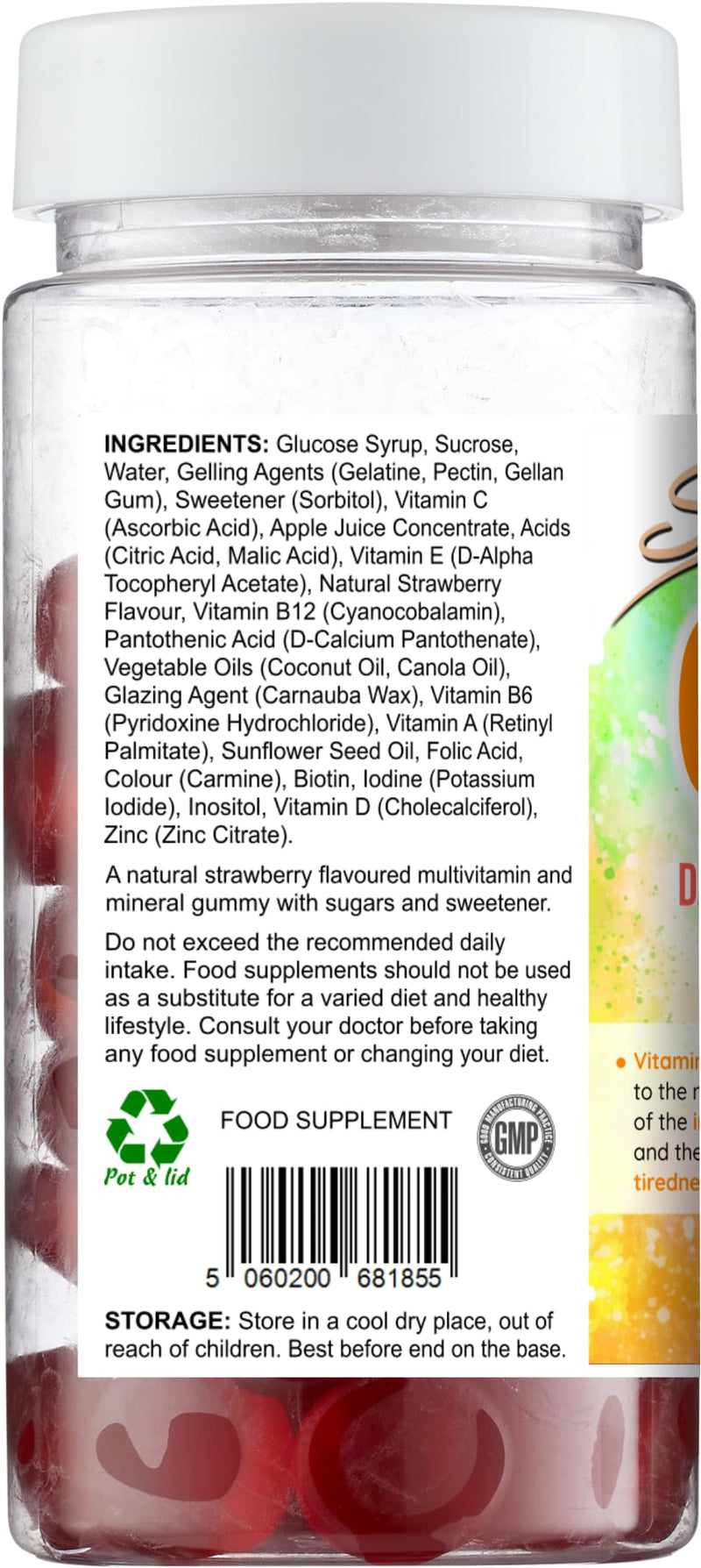 GummyNourish (Adult multivitamin chewable Gummies), 60 Gummies