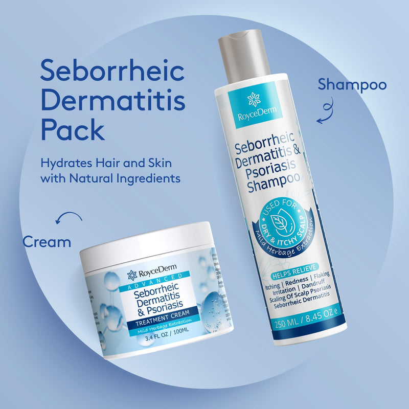 [Australia] - Roycederm Seborrheic Dermatitis Cream, Scalp Treatment for Psoriasis, Folliculitis, Dry Scalp, Dandruff, Anti-Itch Cream for Soothing Relief 