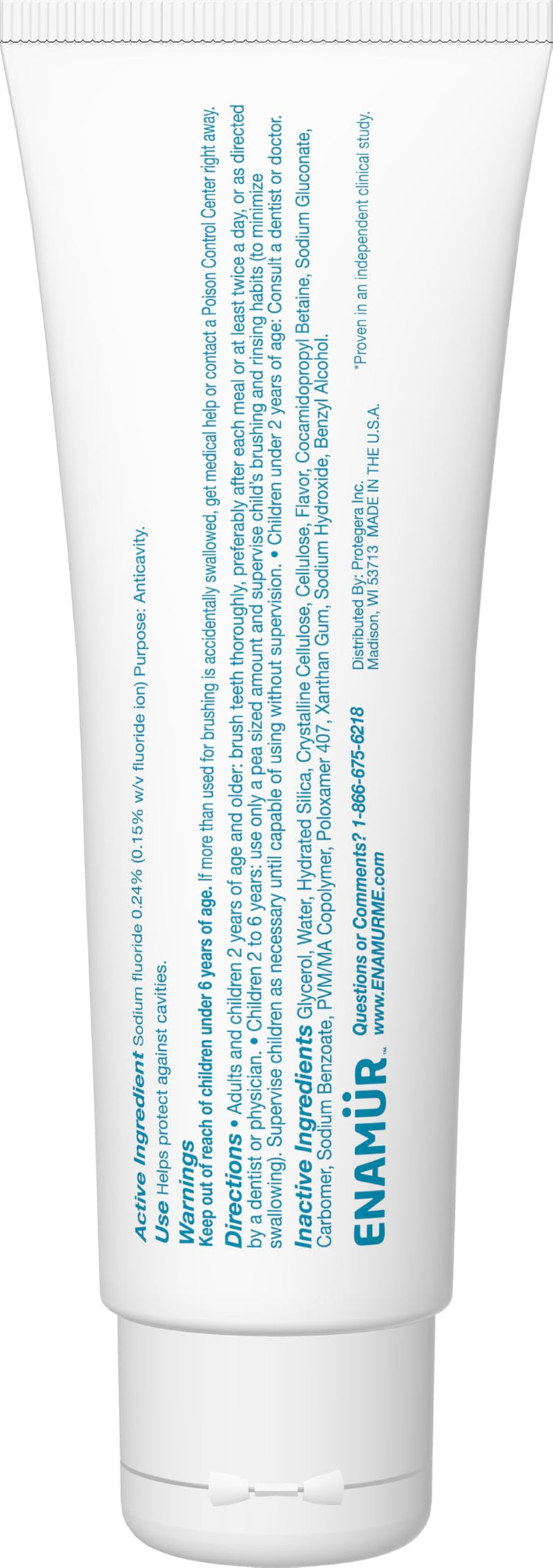 [Australia] - ENAMUR Premium Plaque & Stain Removal Toothpaste - New Launch Special: Plant Fiber Technology Removes 7X More Plaque, Whitens, Protects Enamel, 5.2 oz 