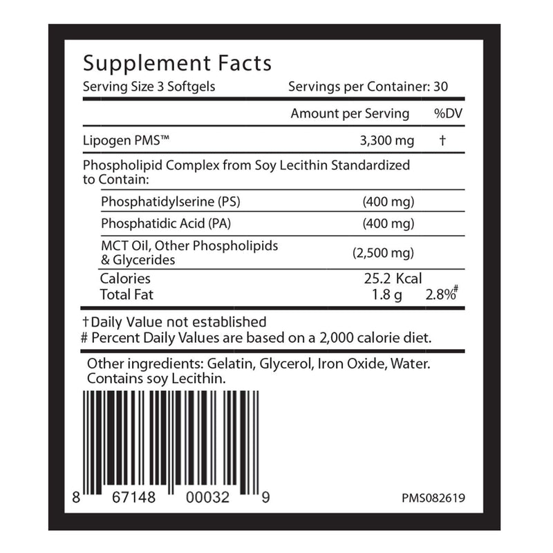 PMS Relief | Positive Vitamins Impact on PMS, Mood, Stress & Hormone Balance | Phosphatidylserine and Phosphatidic Acid | PMS Support Supplement: 90 softgels, 30 Days Supply 90 Count (Pack of 1)