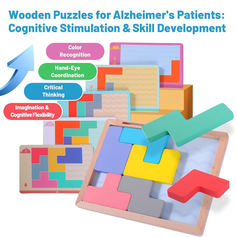 Dementia Employment, Games for Dementia Patients, Update Colour Memory Game for Seniors Made of Wood for Dementia Sufferers Seniors Employment Simple Wooden Alzheimer's Products