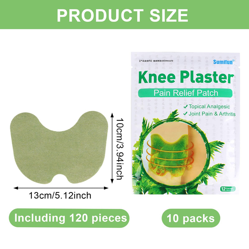 [Australia] - PZJFH Pack of 120 Pain Relief Patch, Pain Relief Patch, Wellness Pain Relief Patches Knee Pain Plasters Pain Relief Plasters for Knees, Back, Neck Muscle Soreness 