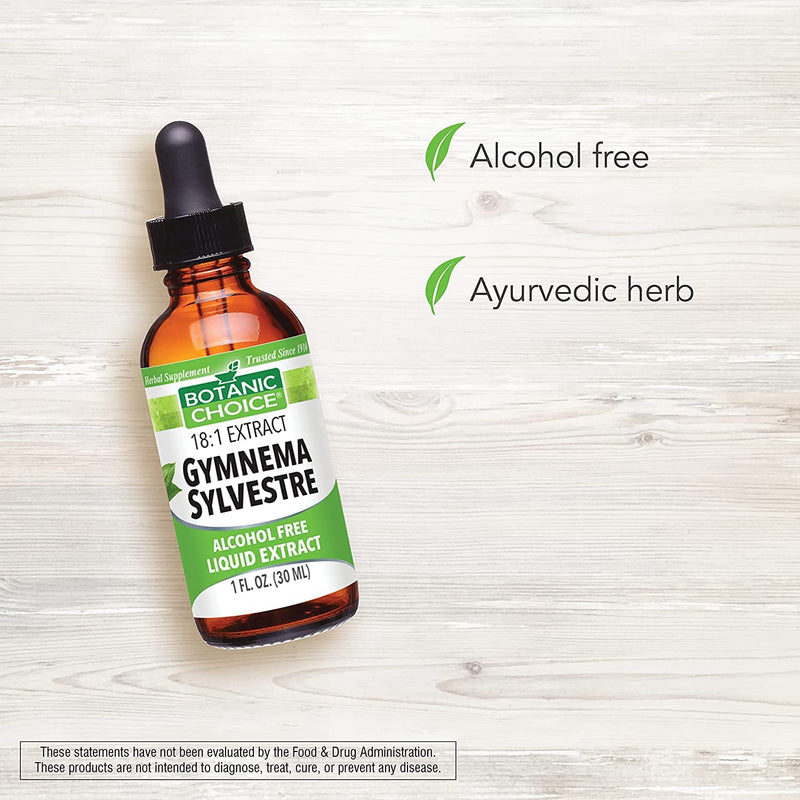 [Australia] - Botanic Choice: Gymnema Sylvestre Liquid Extract - Alcohol & Gluten Free, Non-GMO, 1oz 2 Pack 