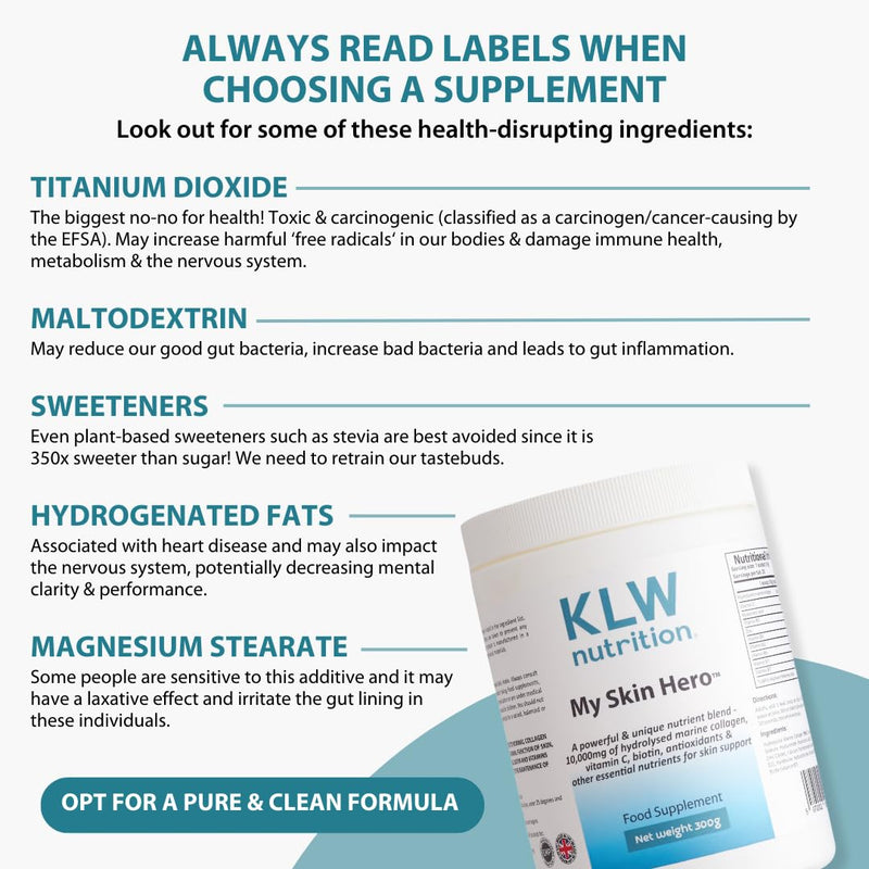 Premium Marine Collagen Powder - with Vitamin C, B-Complex, Biotin, Hyaluronic Acid - No fillers, sweeteners or additives - Healthy Skin & Joints - New Improved Formulation - 1-2 Months Supply