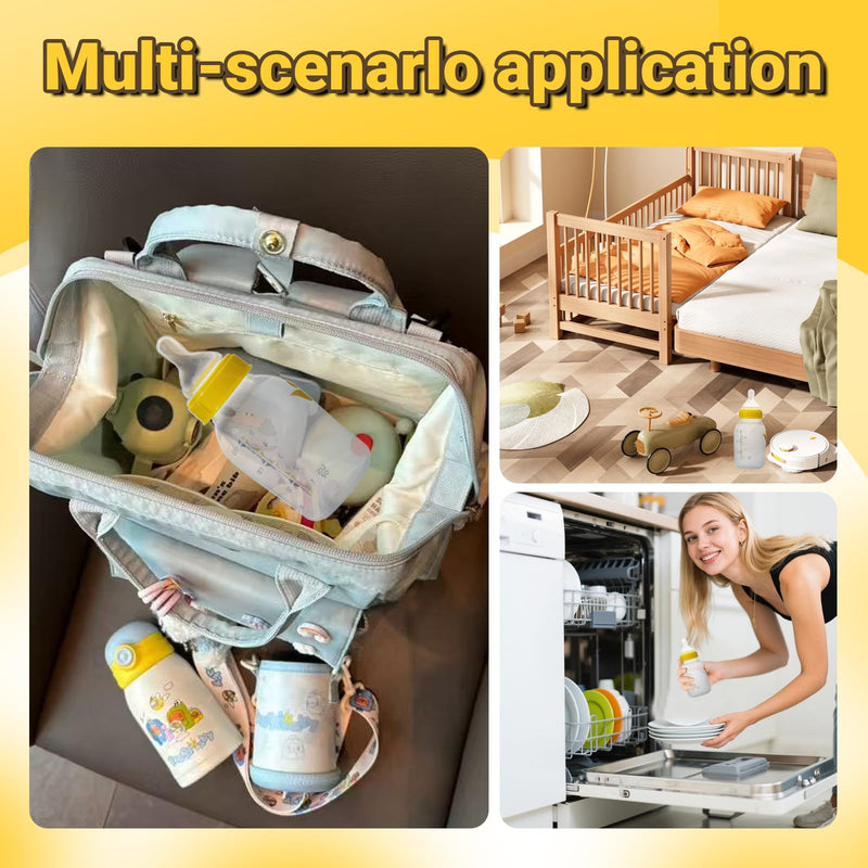 [Australia] - 2PCS Replacement Collar Rings for Medela Bottles 5oz & 8oz,Bottle Caps Compatible with Plastic & Glass Bottles | Mess Free No Leak or Spill, BPA FreeÔºàNo BottleÔºâ 