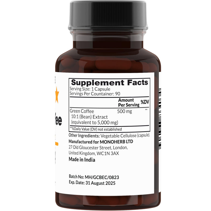 [Australia] - Green Coffee Extract - 500 mg - 90 Vegetarian Capsules 