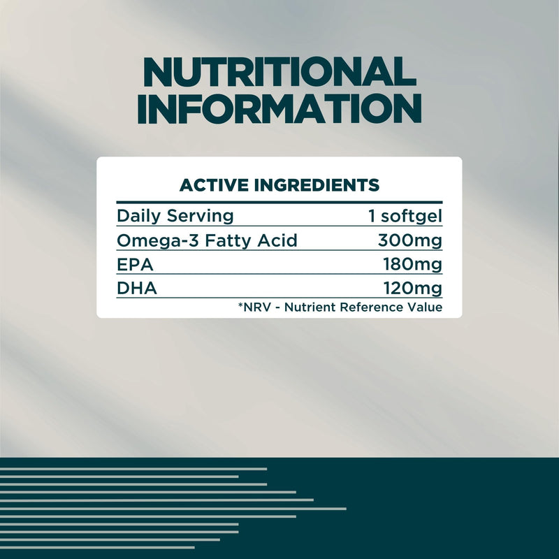 Myprotein Essential Omega 3 | 300mg Fish Oil Softgels with EPA & DHA | Supports Heart Health, Joint Care & General Wellbeing | 250 Capsules | 80 Day Supply | Omega-3 Fatty Acids Supplement