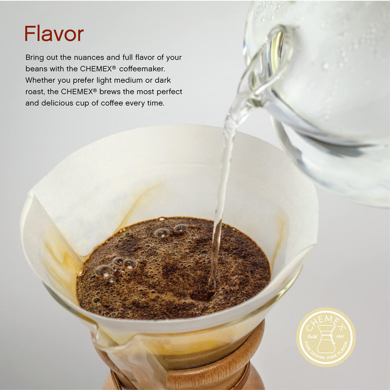 [Australia] - Chemex Bonded Filter - Circle - 100 ct - 2 Pack - Exclusive Packaging 