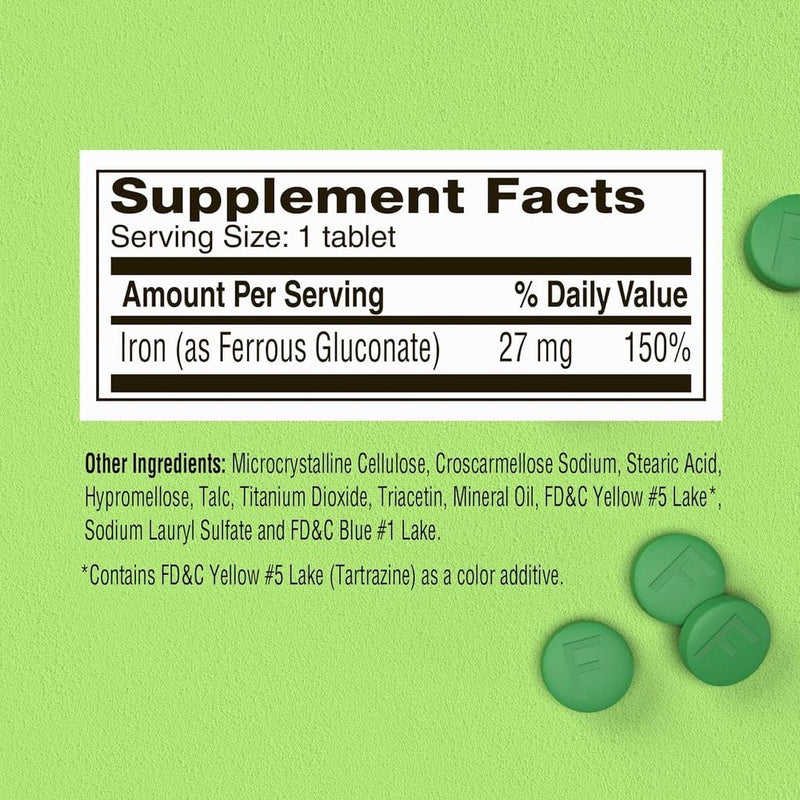 [Australia] - Fergon High Potency Iron Highly Soluble & Easily Digested, 27 mg Iron, 100 Tablets 