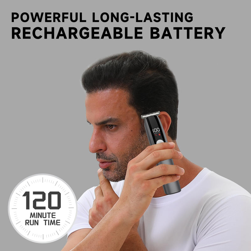 [Australia] - Beard Trimmer for Men 5 in 1 Electric Razor for Nose, Body, Face and Mustache Grooming Kit Cordless Hair Clipper Trimmer with Smart Charge Technology 