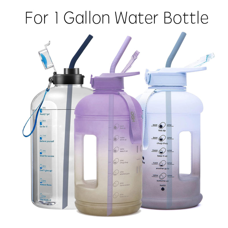 [Australia] - Pastel Color 14” Extra Long Silicone Replacement Straw for 40 oz Stanley Cup, Reusable Flexible Tall Giant Big Drinking Straw for Quencher Tumbler,1Gallon/64 oz Water Bottle,Hydro Jug-6 pack 14 INCH BEND PASTEL STRAWS 
