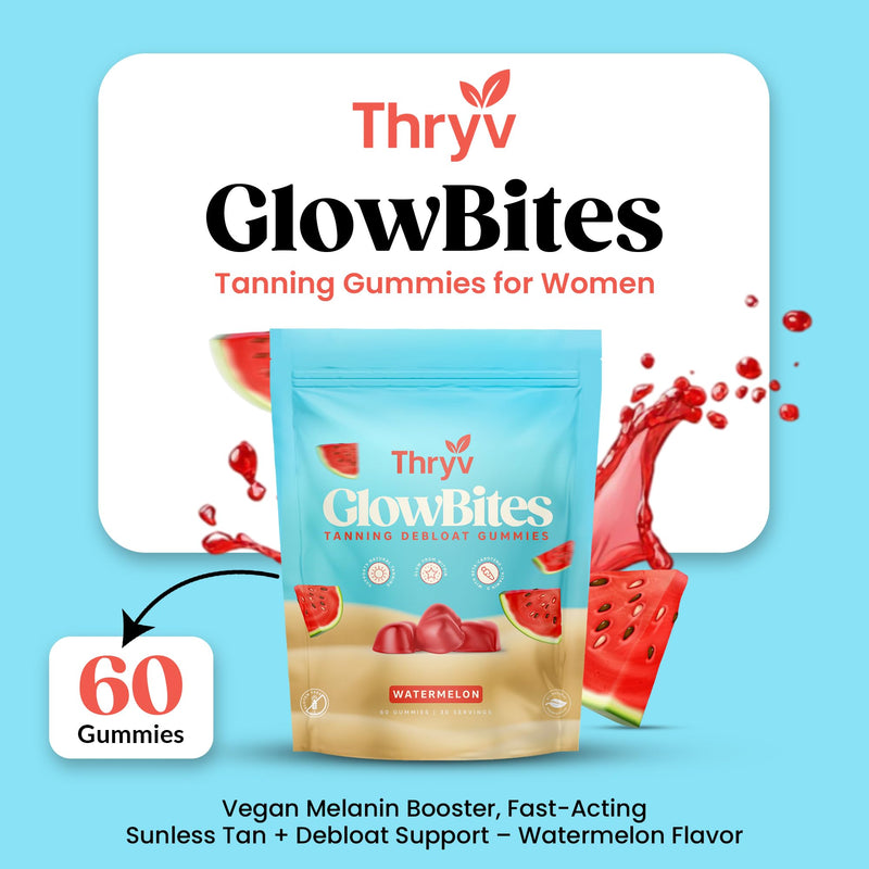 [Australia] - UVBites - Tanning Gummies - Self Tan Supplement - Tanning Pill Alternative - Fast Acting & Debloating Melanin Supplement with Beta Carotene, Astaxanthin, Niacinamide - Glow Up Skin 