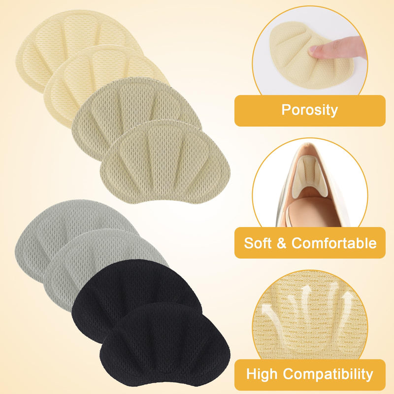 [Australia] - 8 pairs of heel pads, heel pads shoes, heel pads shoes, heel protection for shoes, heel protection, heel pads for shoes that are too large, heel pads, shoe heel pads 