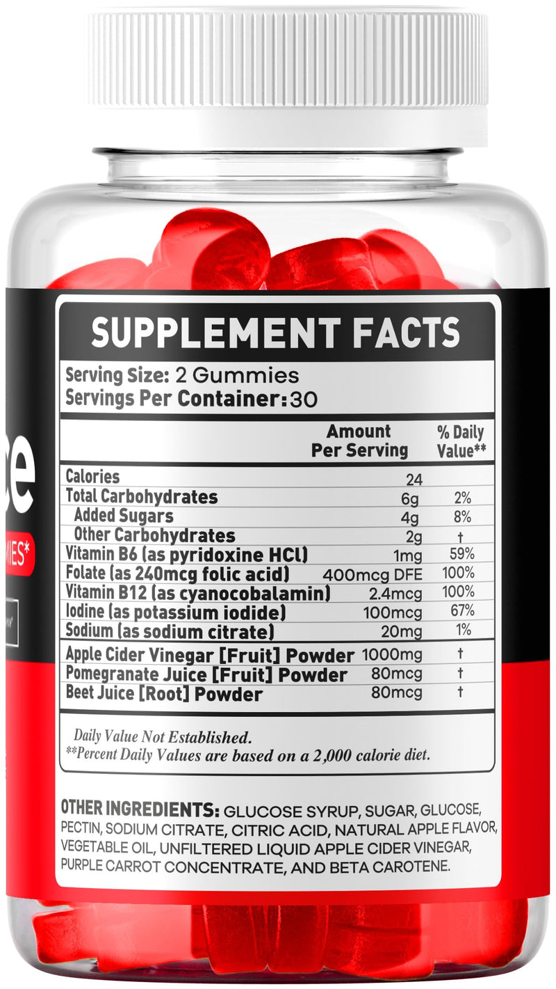 Max Force Gummies - Official Max Force Gummys with All Natural Ingredients, Advanced MaxForce Maximum Strength Formula for Wellness & Overall Health Support, 60 Gummies for 1 Month