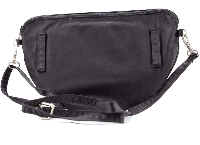 Big Skinny Women's Cheshire Slim Convertible Bag, Holds Up to 20 Cards Black