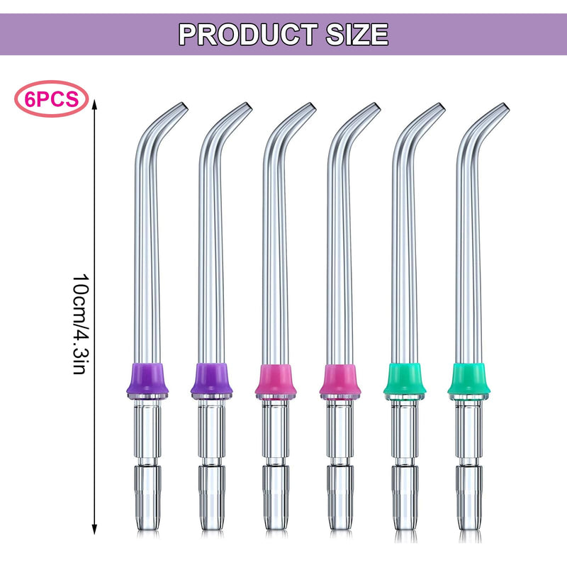 [Australia] - ROMOLY 6 PCS Waterpik Attachments - Oral Irrigators High Quality Replacement Jet Tips Other Models 