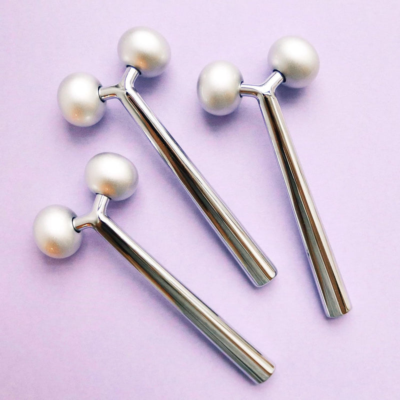 Mei Apothecary Face Roller Skin Care Tool | SKINSCULPT Face Massager Tool | Natural, Non-Toxic Sculpting Tool for All Skin Types | Relieves Facial Tension & Rejuvenates Skin Stainless