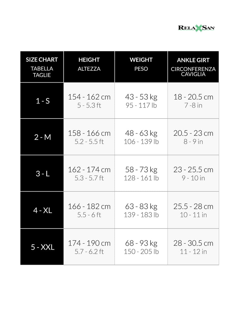 [Australia] - Relaxsan Basic 970 (Brown 5/XXL) women's compression stockings with silicone band, 22-27 mmHg, support stockings 280 den XXL brown 