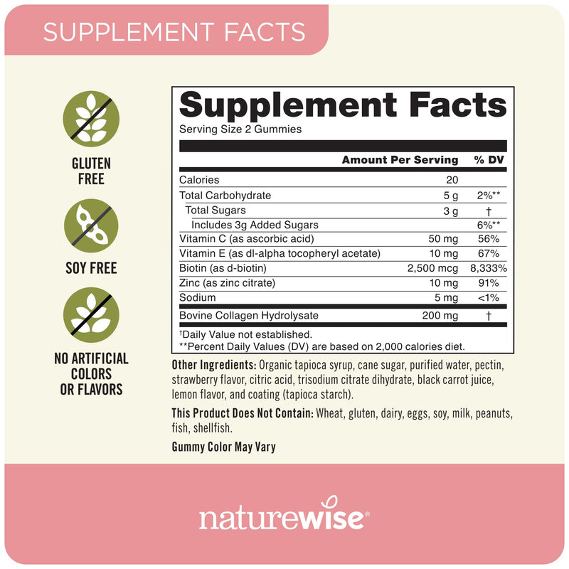 NatureWise Curcumin Turmeric 2250mg w/Black Pepper, 95% Curcuminoids Capsules, 90-Count + Collagen Gummies with Biotin & Vitamin C E, 60-Count - Bundle for Joint & Skin Health - Gluten-Free, Non-GMO