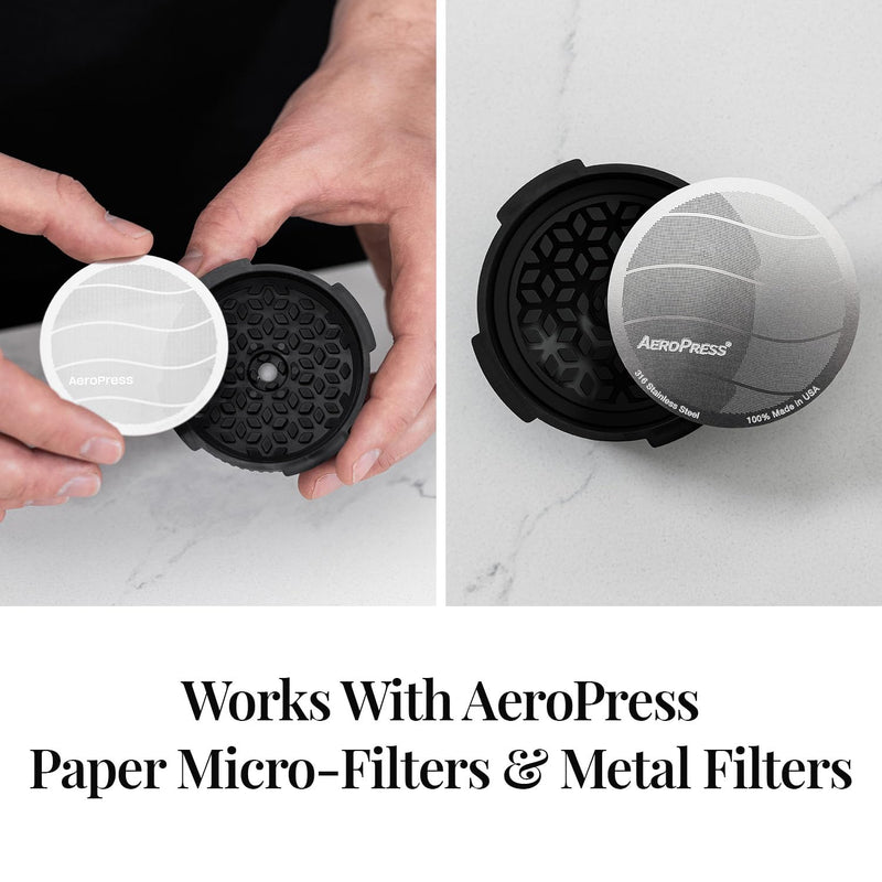 [Australia] - AeroPress Flow Control Filter Cap, No Drip Filter Cap for AeroPress Portable Espresso-Style Coffee Maker, Specialty Method Coffee Maker 