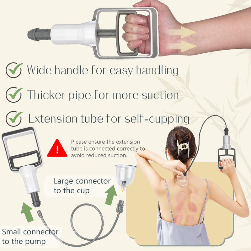 Cupping Kit for Massage Therapy - 24 Cups Professional Massage Cups Set with Manual Pump, Vacuum Cupping Therapy Set for Cellulite Reduction Muscle Pain Relief 24 Cups Green Box