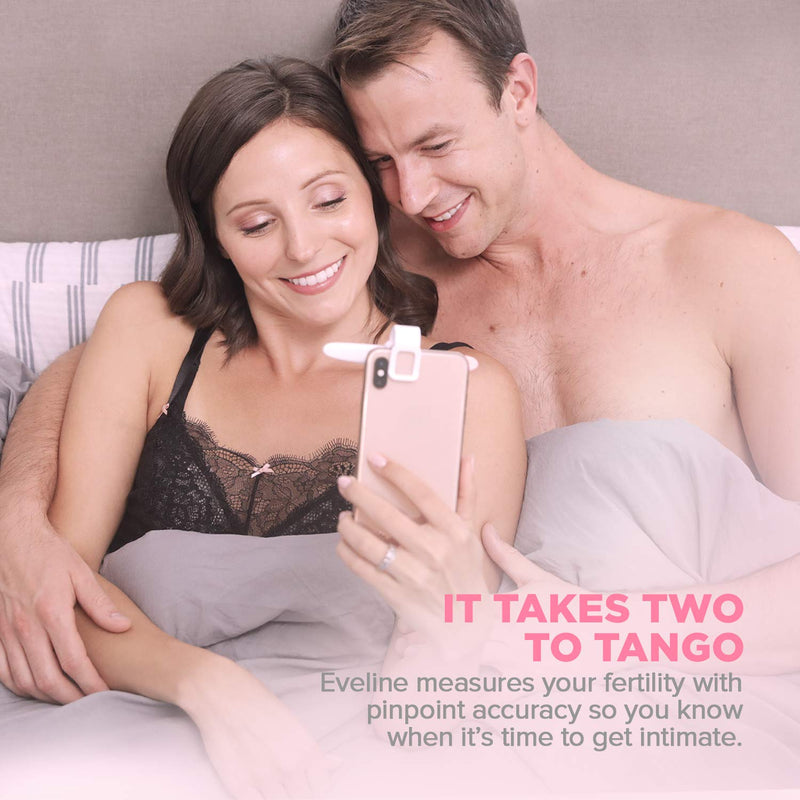 Eveline Digital Ovulation Test Predictor Kit - Easy at Home Ovulation Test Strips with Smart Scanner, Digital Results on Eveline App, 1 Cycle Supply Pregnancy Must-Haves - 99% Accuracy, 5 LH Strips 1 Count (Pack of 1)