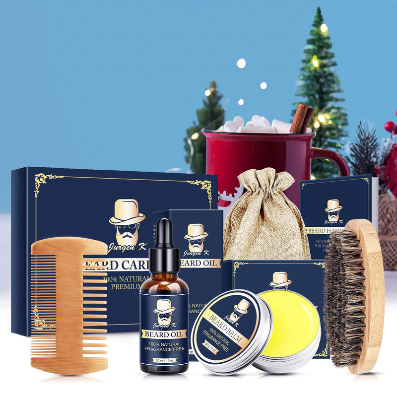 [Australia] - Gifts for Men, Beard Kit for Men's Daily Grooming, Moisturize & Soften Facial Hair, Anniversary | Birthday Gifts | Christmas Gifts, Stocking Stuffers for Adult Men Husband Dad Boyfriend Beard Grooming 