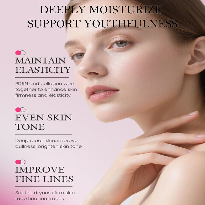 Collagen PDRN Capsule Cream 70 g × 2, Firming Care for Smooth Skin, Softens Fine Lines, Easily Absorbent and Non-Greasy
